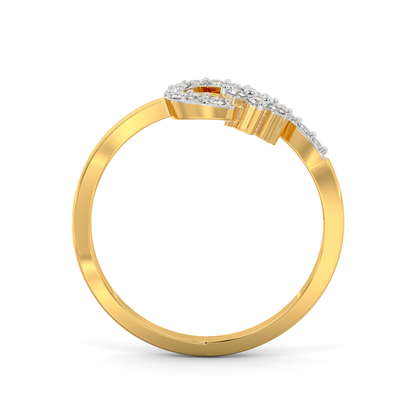 Diamond Ring for her in Yellow Gold DRG22719