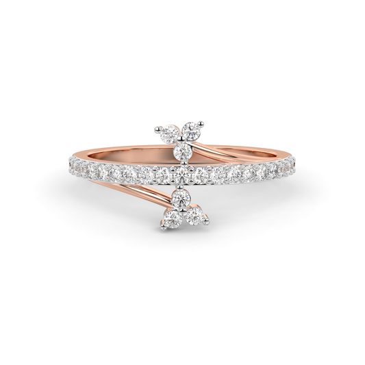 Diamond Ring for her in Rose Gold DRG22720