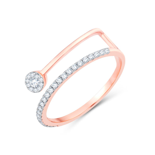 Elvie Diamond Finger Ring