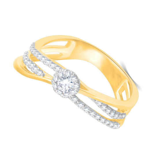 Elena Diamond Finger Ring