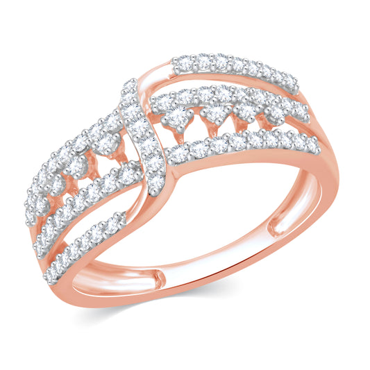 Creole Diamond Finger Ring