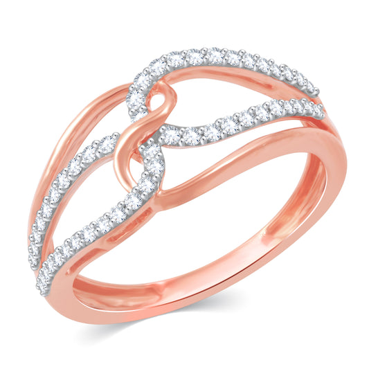 Creme Diamond Finger Ring