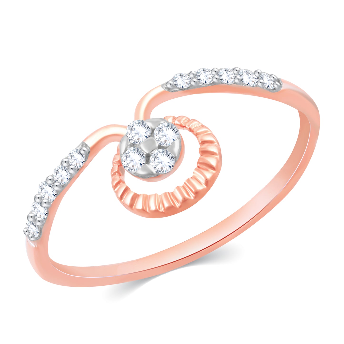 Arefa Diamond Finger Ring