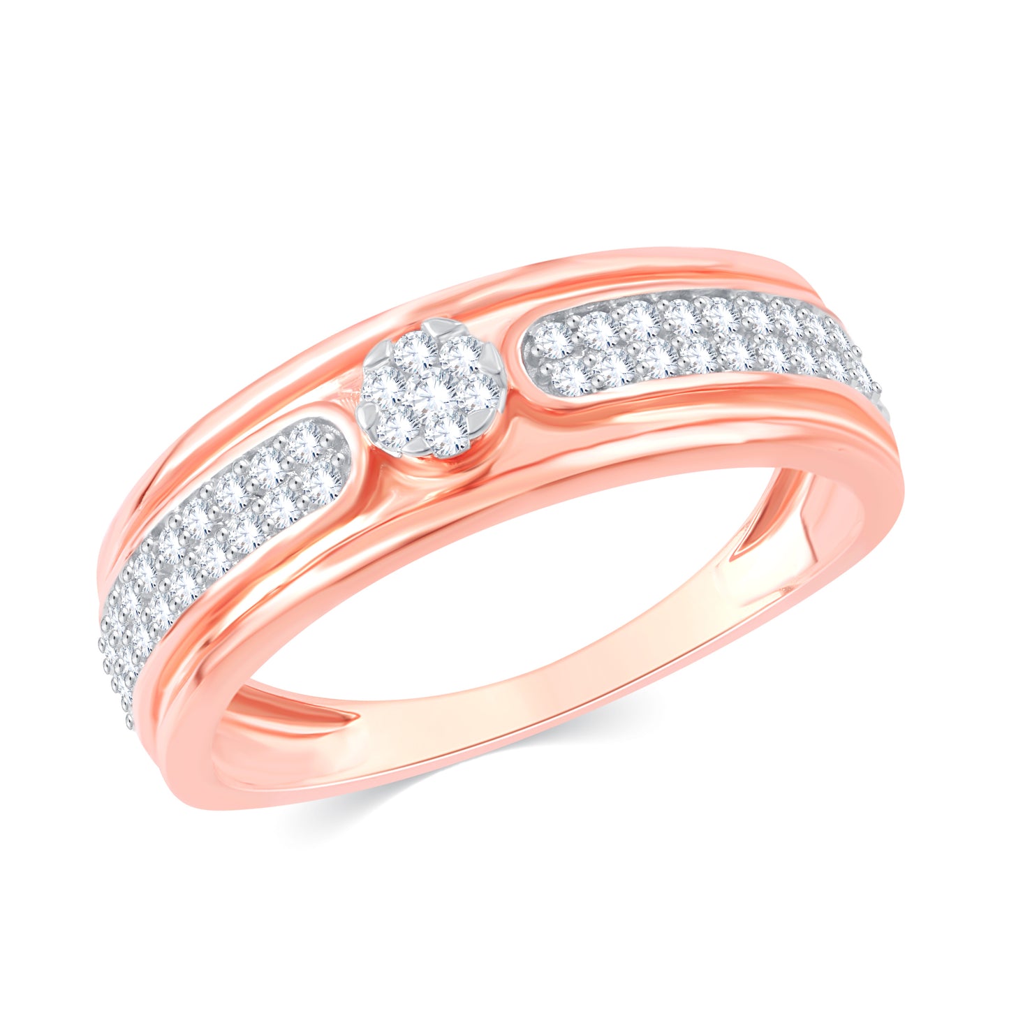 Diamond Ring for her in Rose Gold DRG23308