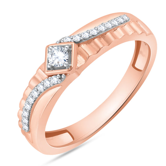 Diamond Ring for her in Rose Gold DRG23322