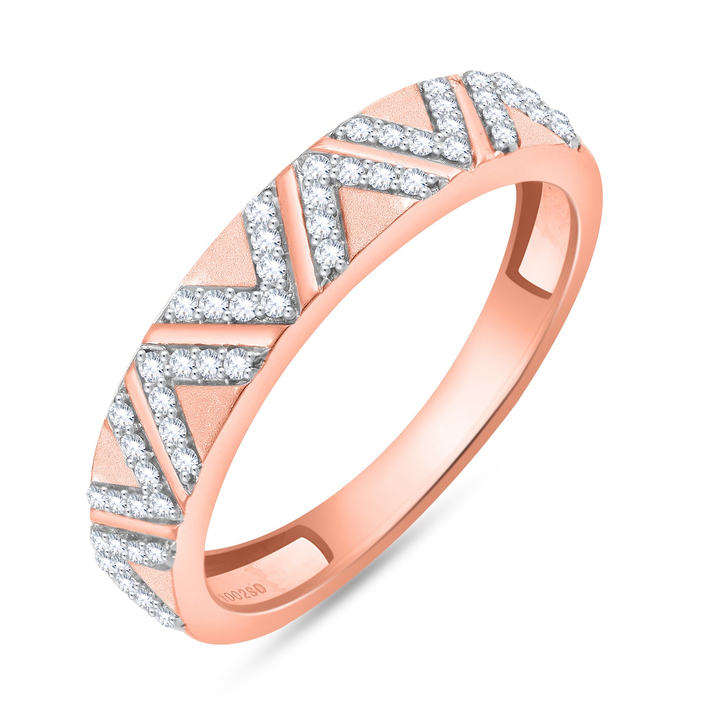 Diamond Ring for her in Rose Gold DRG23324