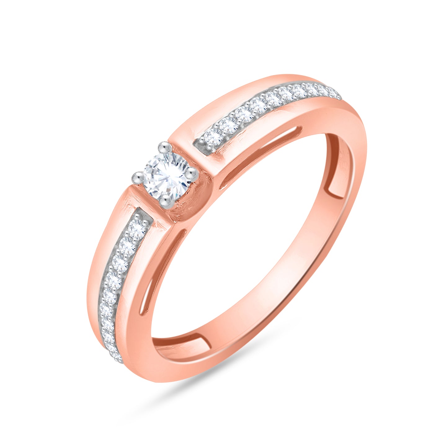 Diamond Ring for her in Rose Gold DRG23325