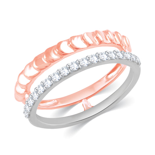 Diamond Ring for her in Rose Gold DRG23351