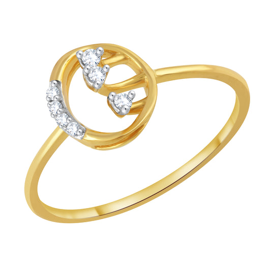 Diamond Ring for her in Yellow Gold DRG23353