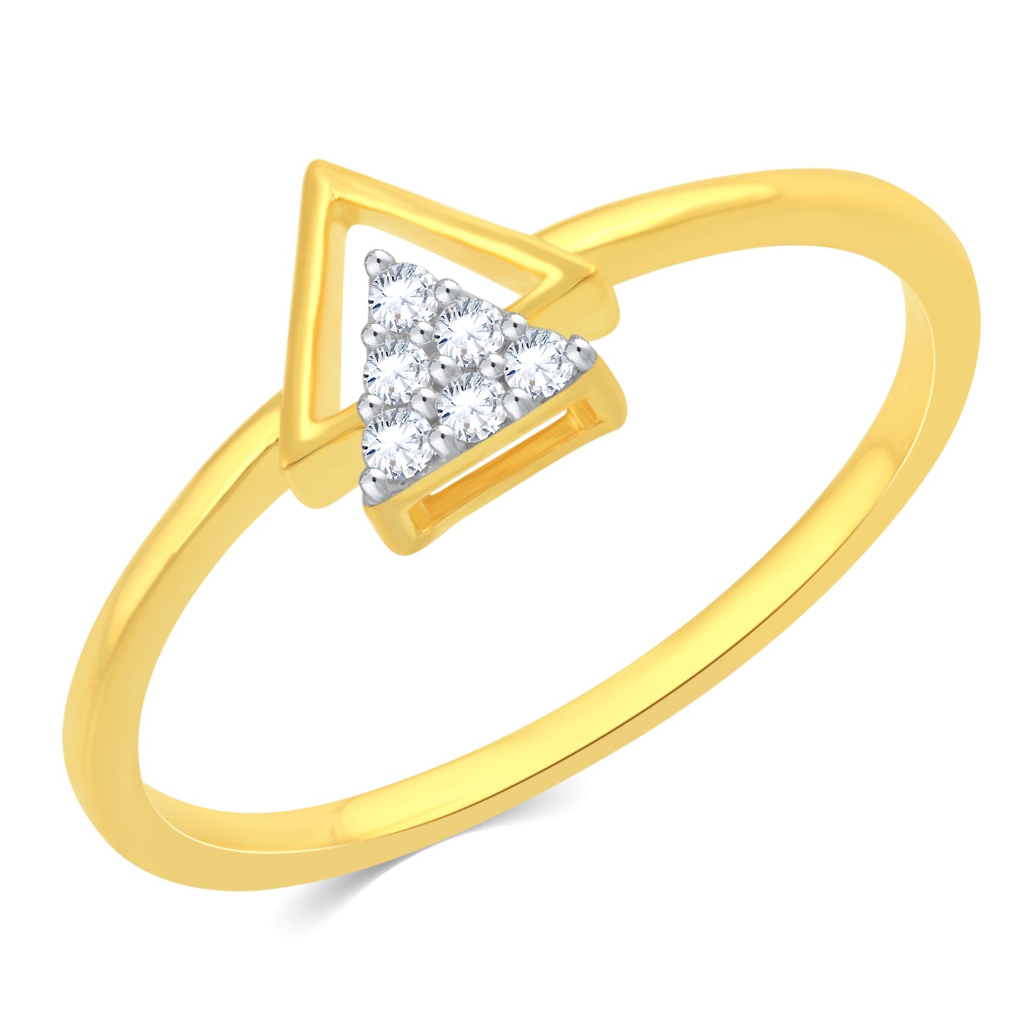 Diamond Ring for her in Yellow Gold DRG23356