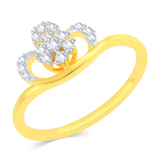 Diamond Ring for her in Yellow Gold DRG23360