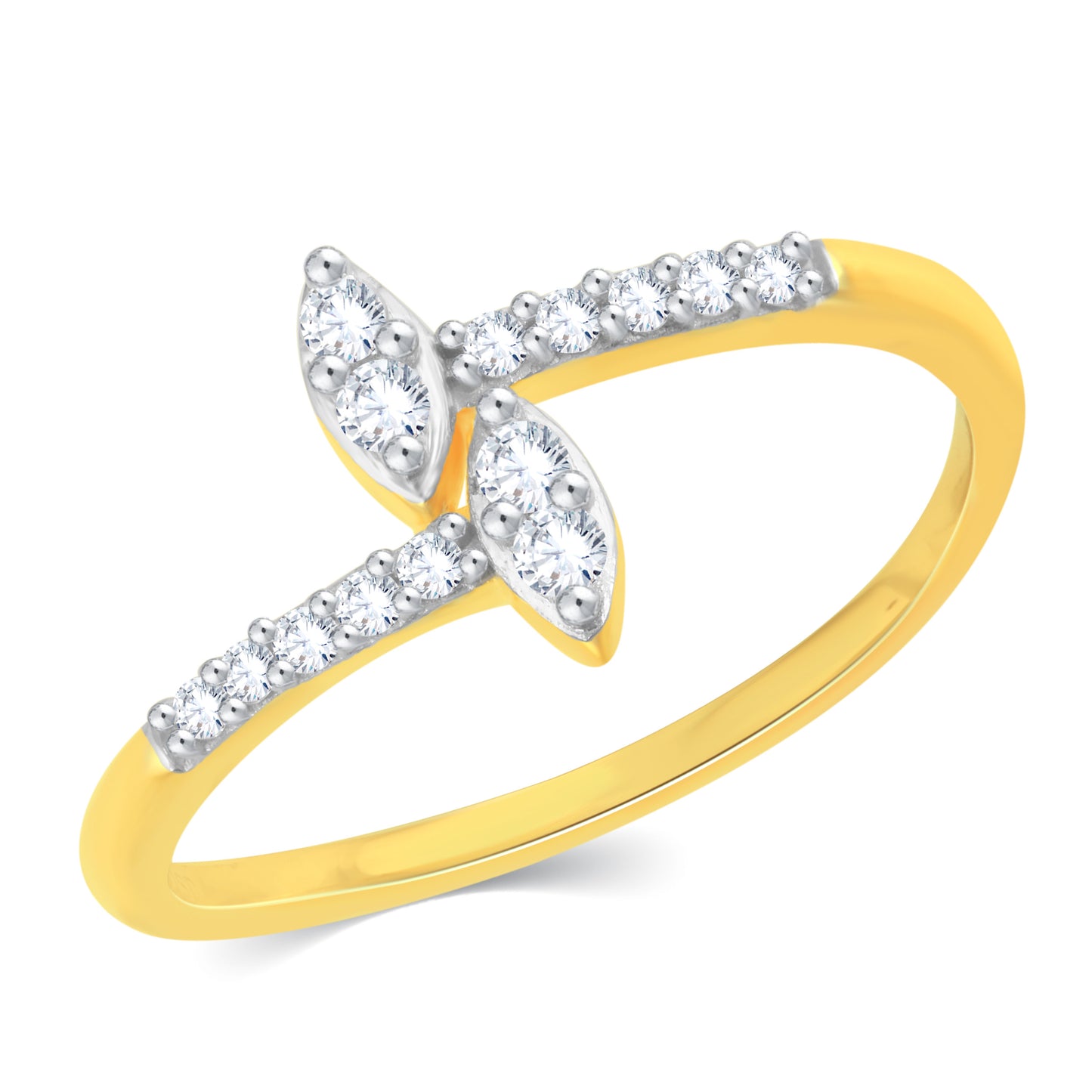 Diamond Ring for her in Yellow Gold DRG23363