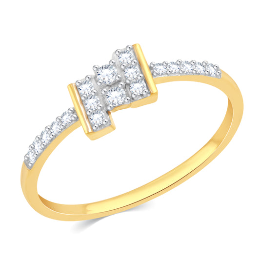 Diamond Ring for her in Yellow Gold DRG23364