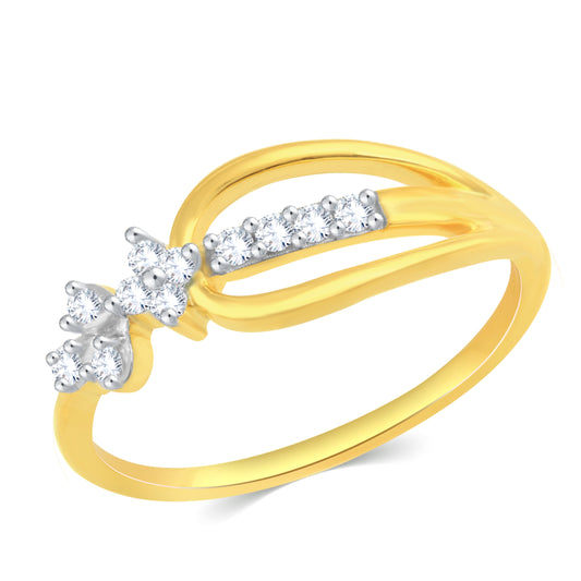 Diamond Ring for her in Yellow Gold DRG23365