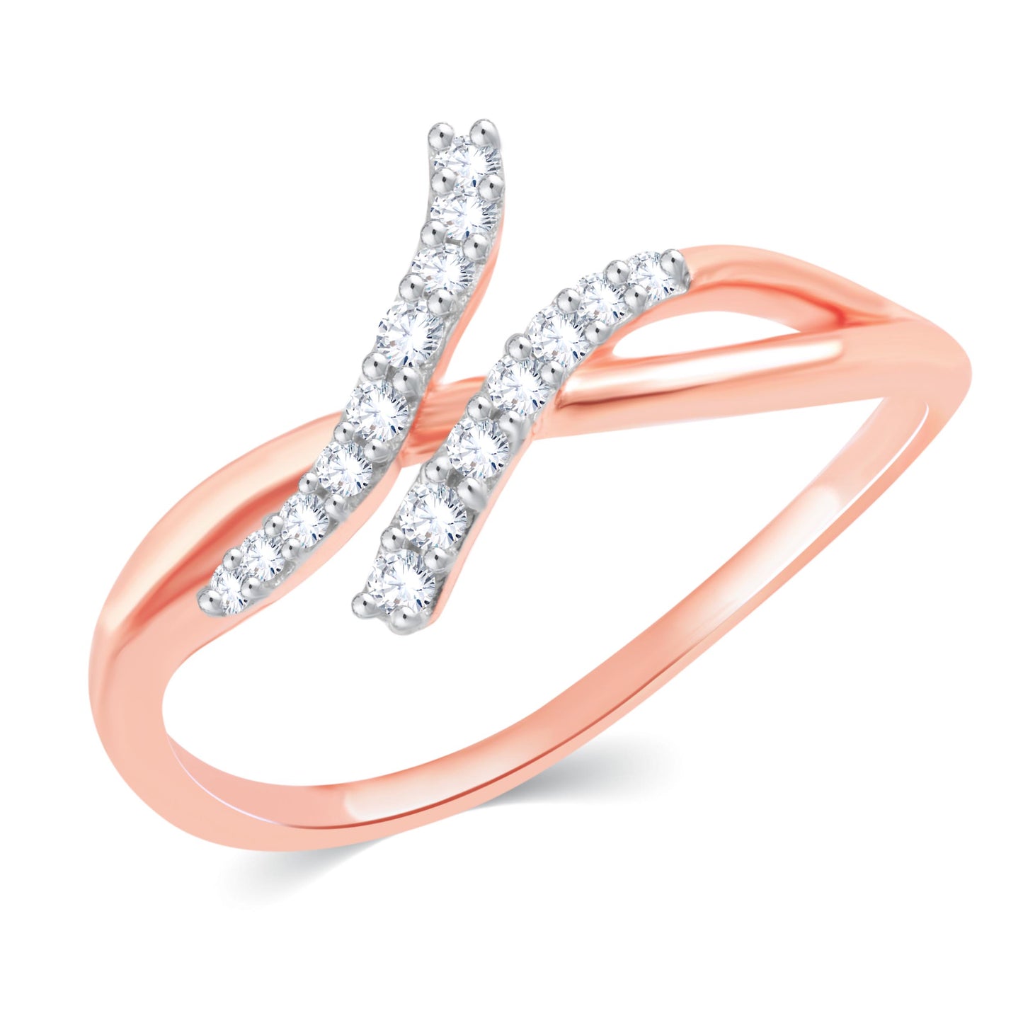 Diamond Ring for her in Rose Gold DRG23367