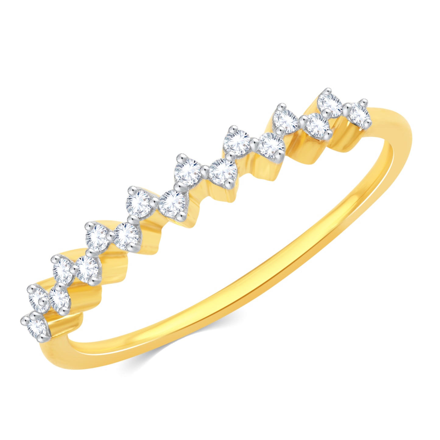 Diamond Ring for her in Yellow Gold DRG23371