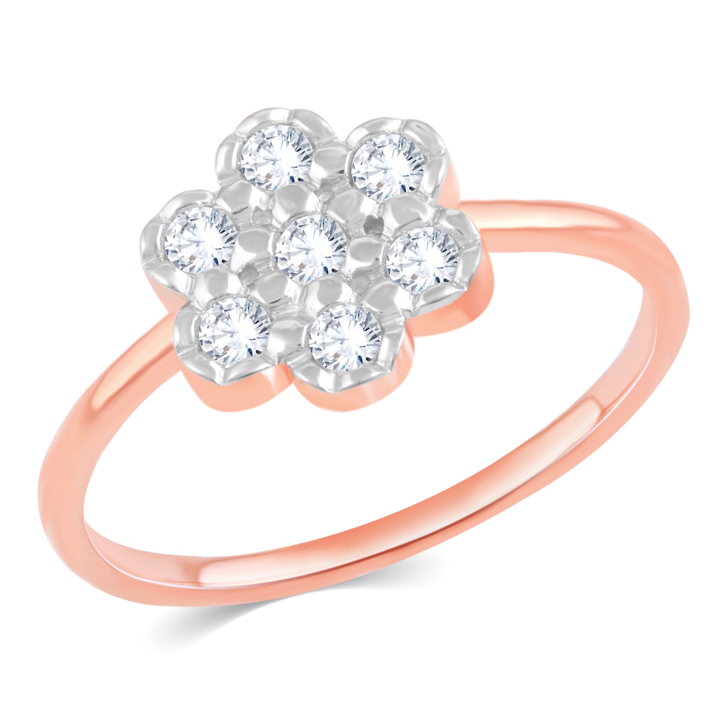 Diamond Ring for her in Rose Gold DRG23373