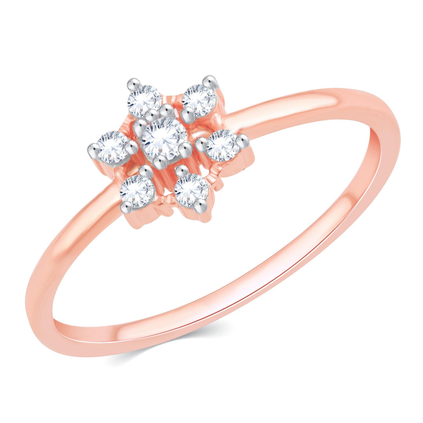 Diamond Ring for her in Rose Gold DRG23374