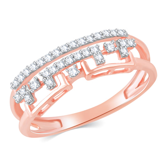 Diamond Ring for her in Rose Gold DRG23376