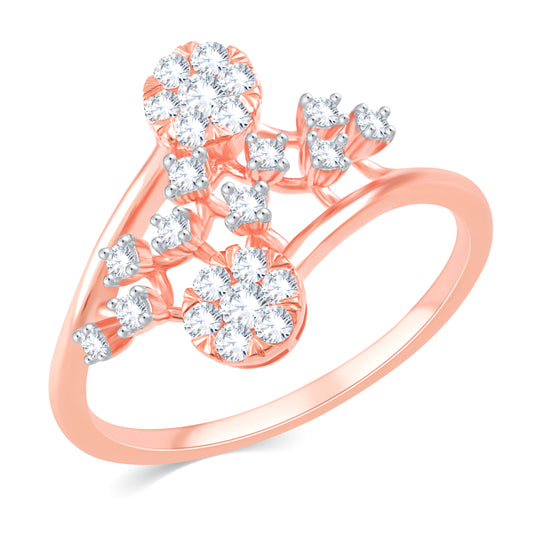 Diamond Ring for her in Rose Gold DRG23385