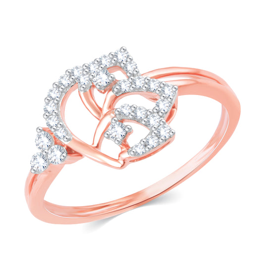 Diamond Ring for her in Rose Gold DRG23390