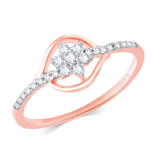 Diamond Ring for her in Rose Gold DRG23413