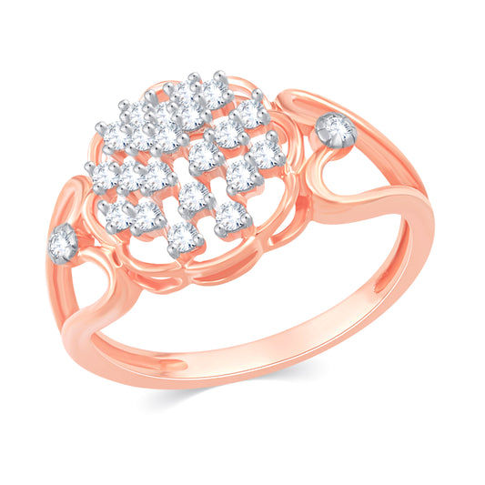 Diamond Ring for her in Rose Gold DRG23418