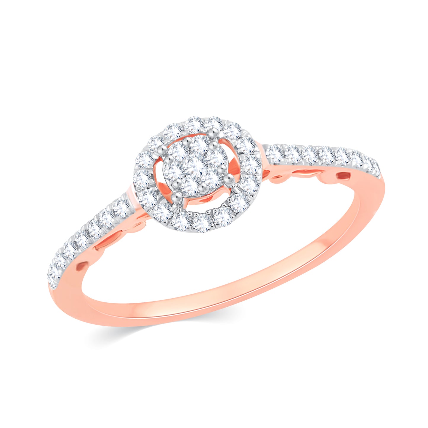 Diamond Ring for her in Rose Gold DRG23421