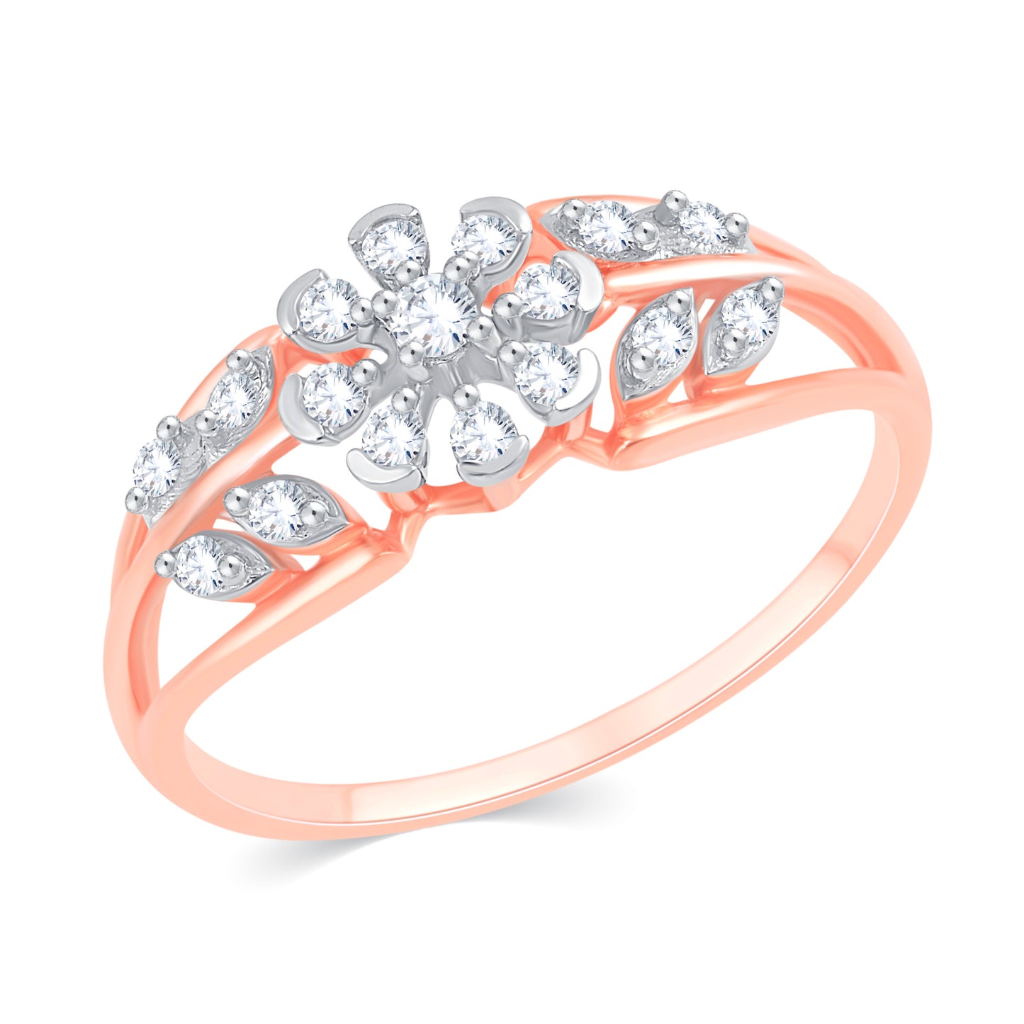 Diamond Ring for her in Rose Gold DRG23428