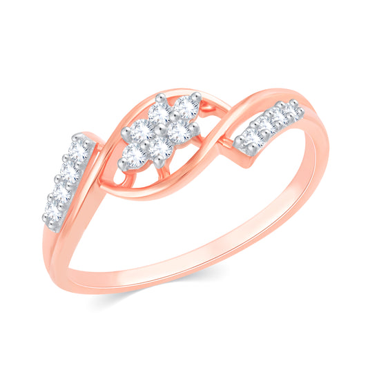 Diamond Ring for her in Rose Gold DRG23429