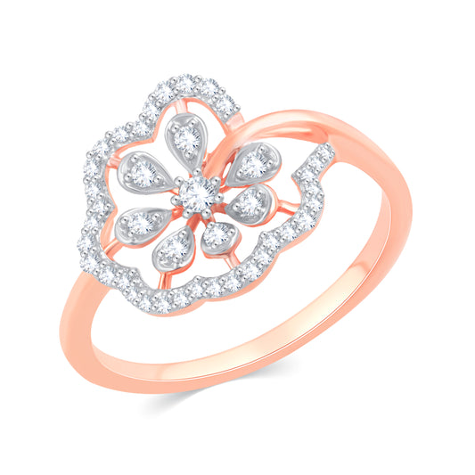 Diamond Ring for her in Rose Gold DRG23432