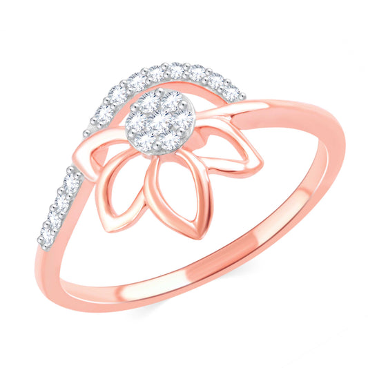 Diamond Ring for her in Rose Gold DRG23434