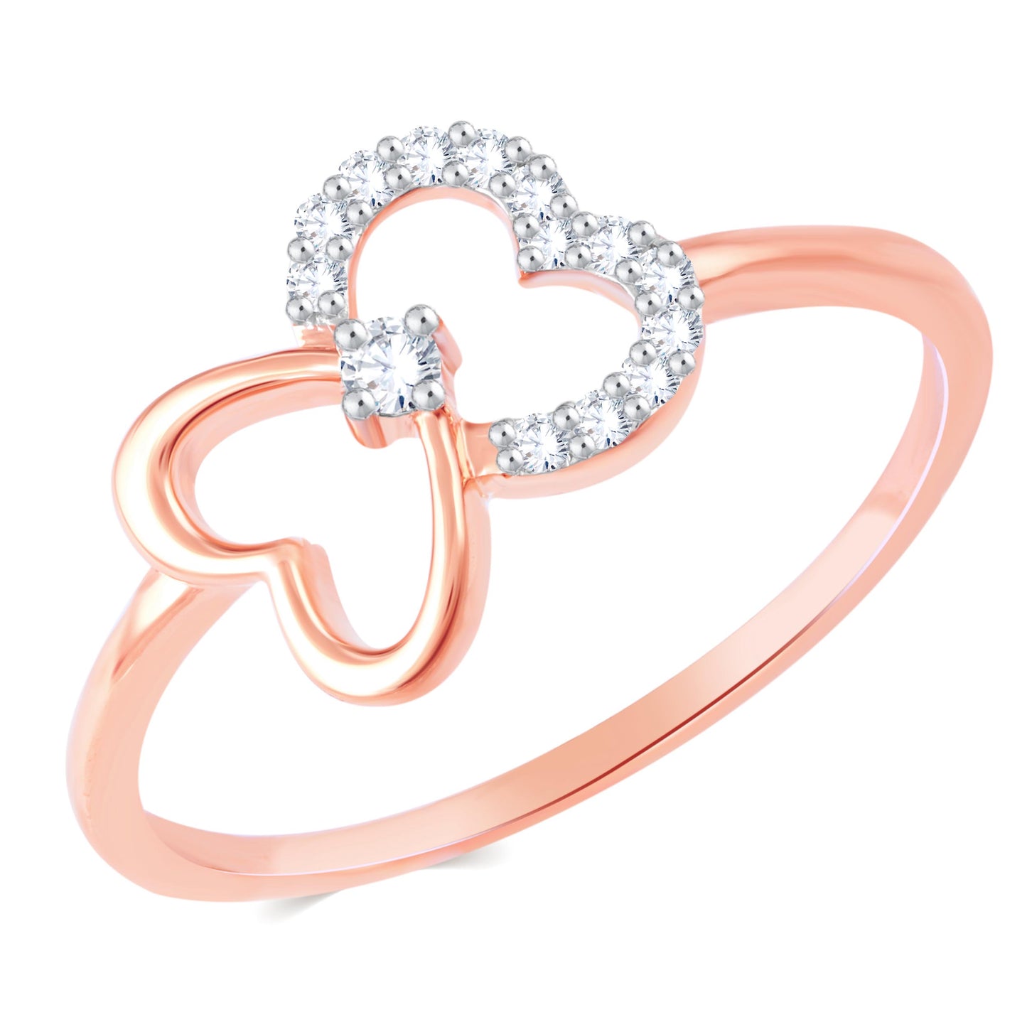 Diamond Ring for her in Rose Gold DRG23442