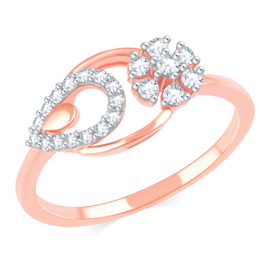 Diamond Ring for her in Rose Gold DRG23446