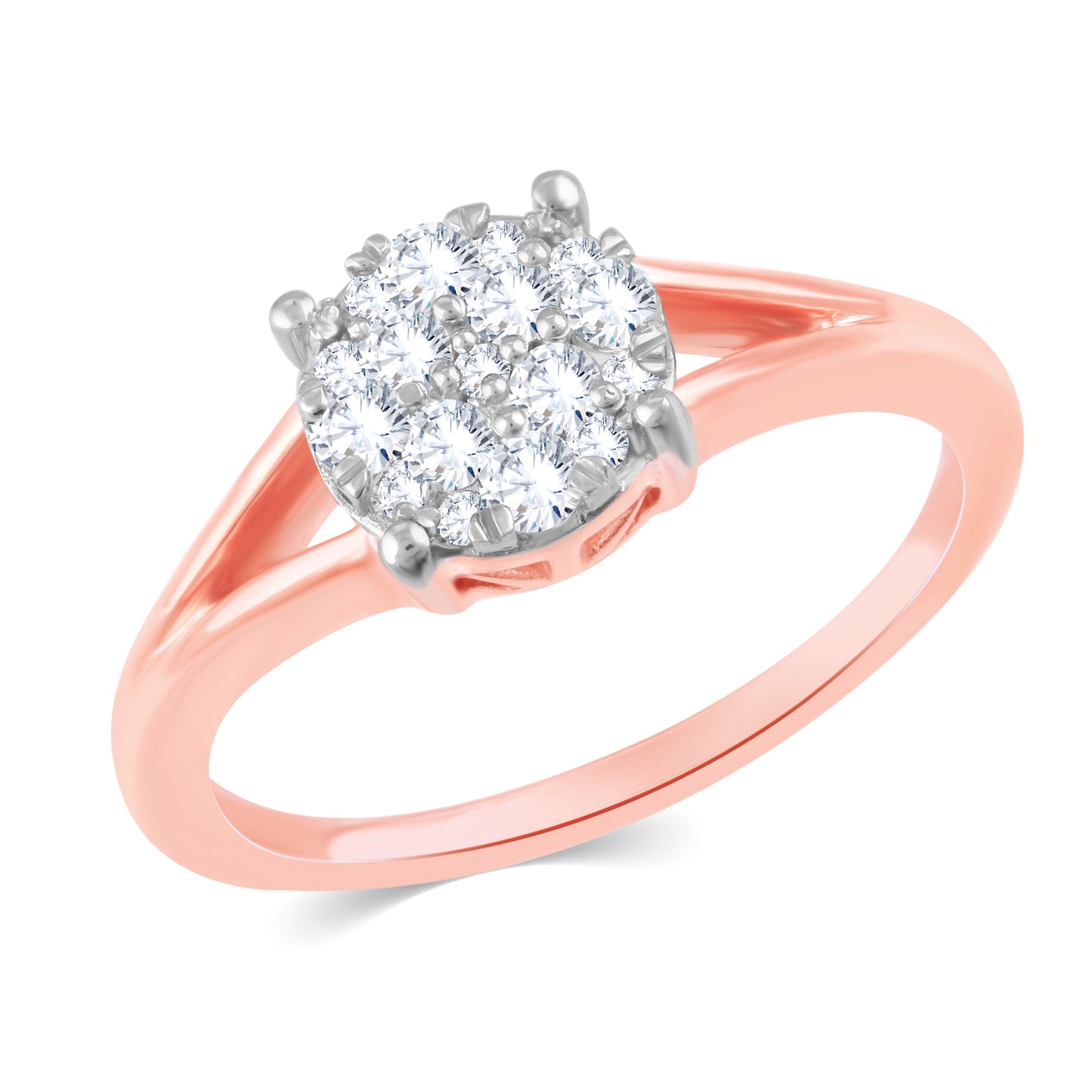 Diamond Ring for her in Rose Gold DRG23451