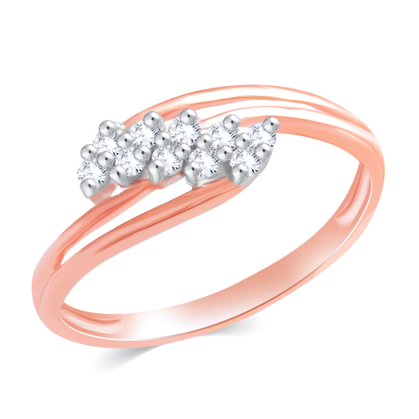 Diamond Ring for her in Rose Gold DRG23454