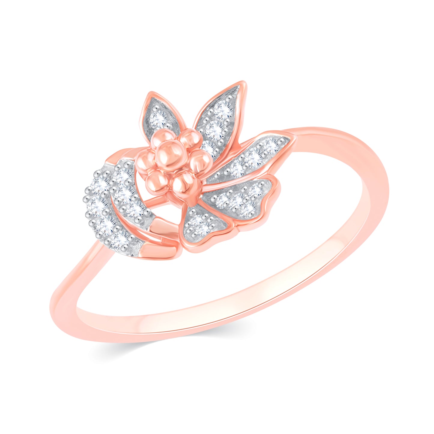 Diamond Ring for her in Rose Gold DRG23457