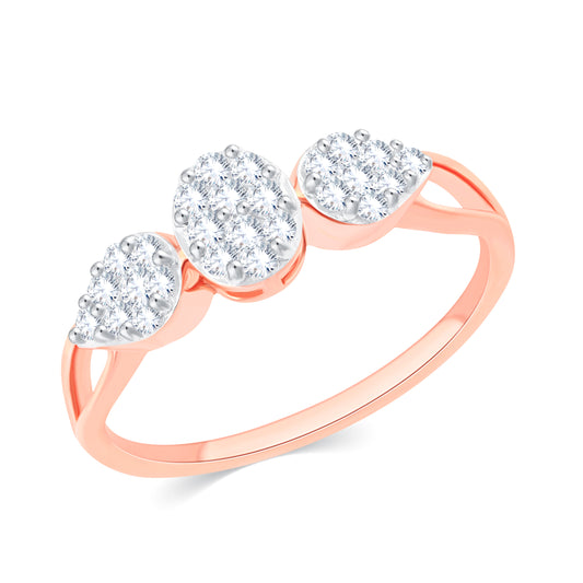 Diamond Ring for her in Rose Gold DRG23464