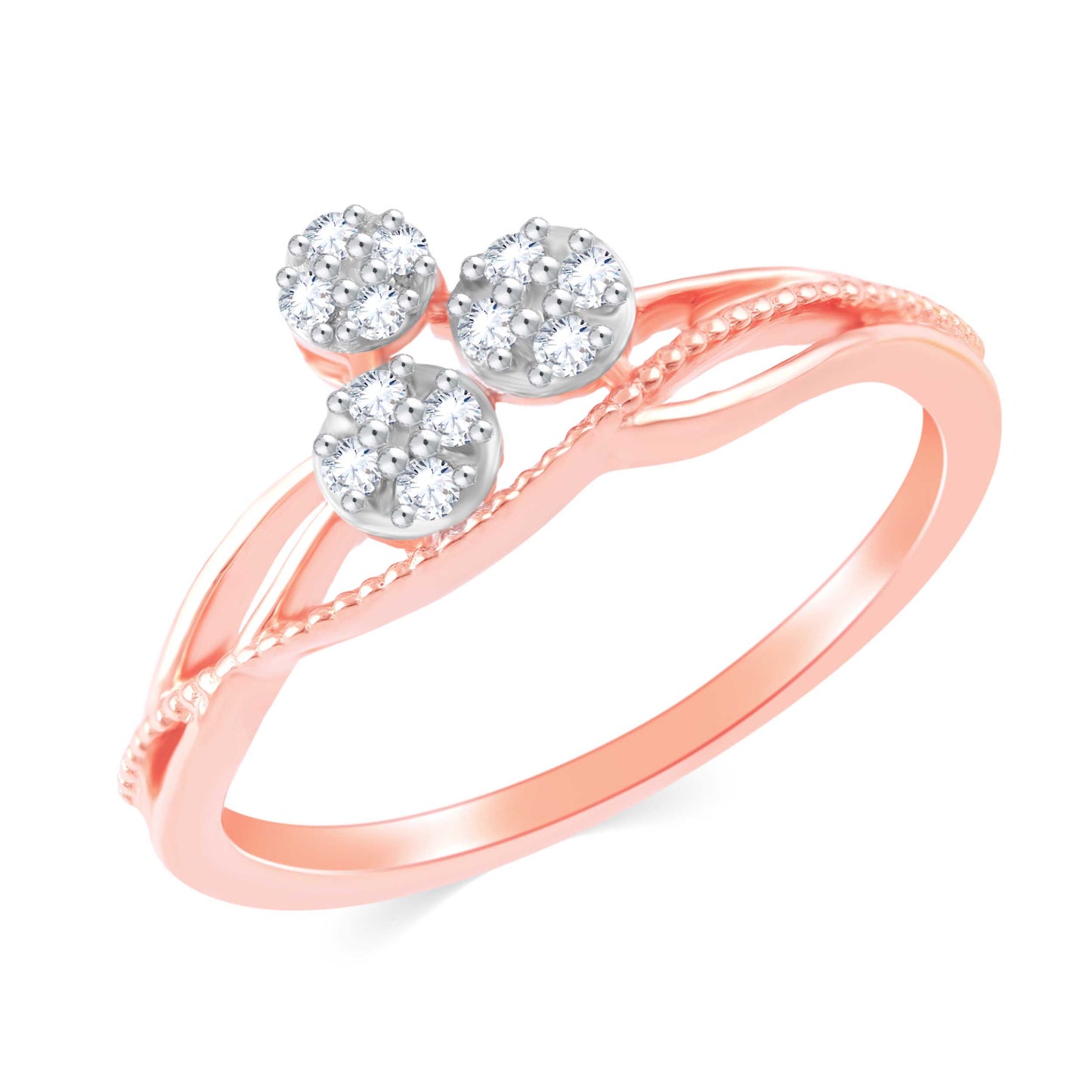 Diamond Ring for her in Rose Gold DRG23466