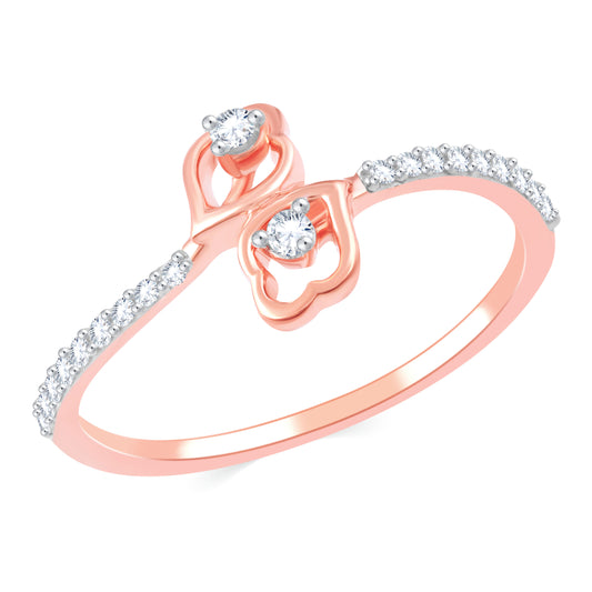 Diamond Ring for her in Rose Gold DRG23469