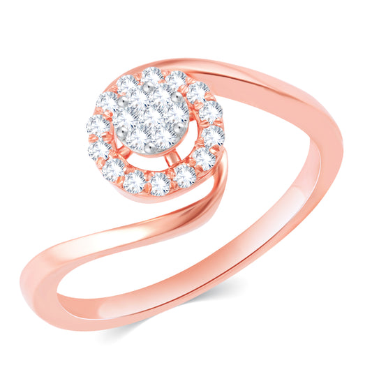 Diamond Ring for her in Rose Gold DRG23473