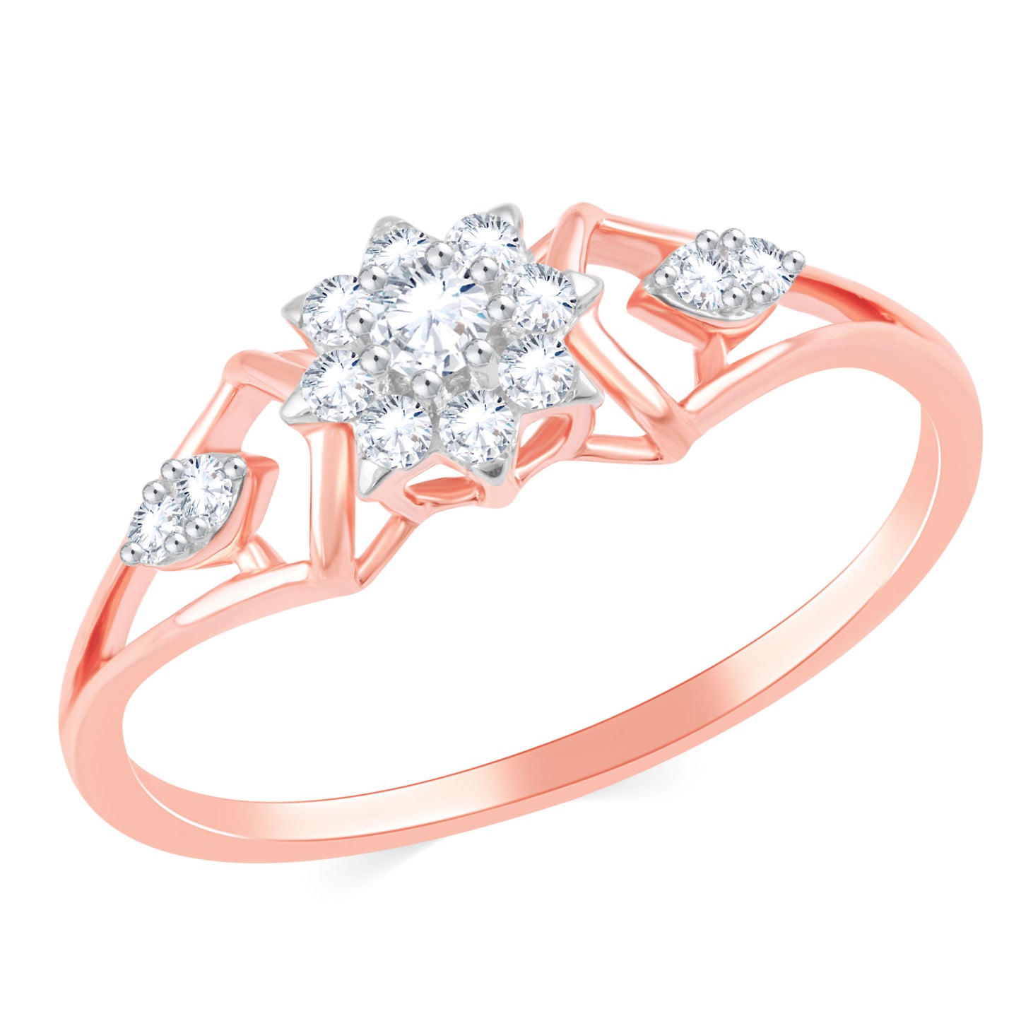 Diamond Ring for her in Rose Gold DRG23479