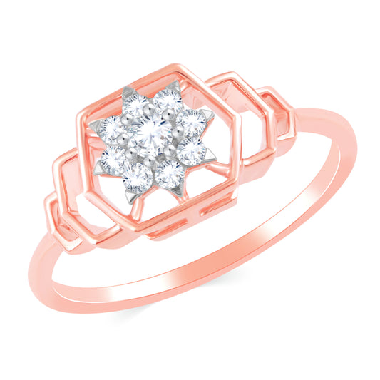 Diamond Ring for her in Rose Gold DRG23480