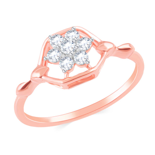 Diamond Ring for her in Rose Gold DRG23482