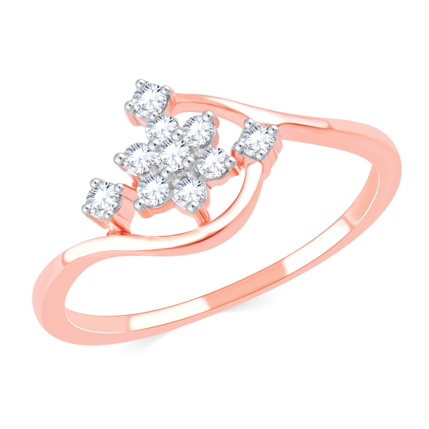 Diamond Ring for her in Rose Gold DRG23489