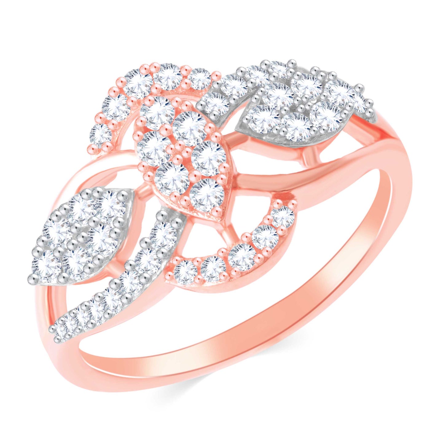 Diamond Ring for her in Rose Gold DRG23495