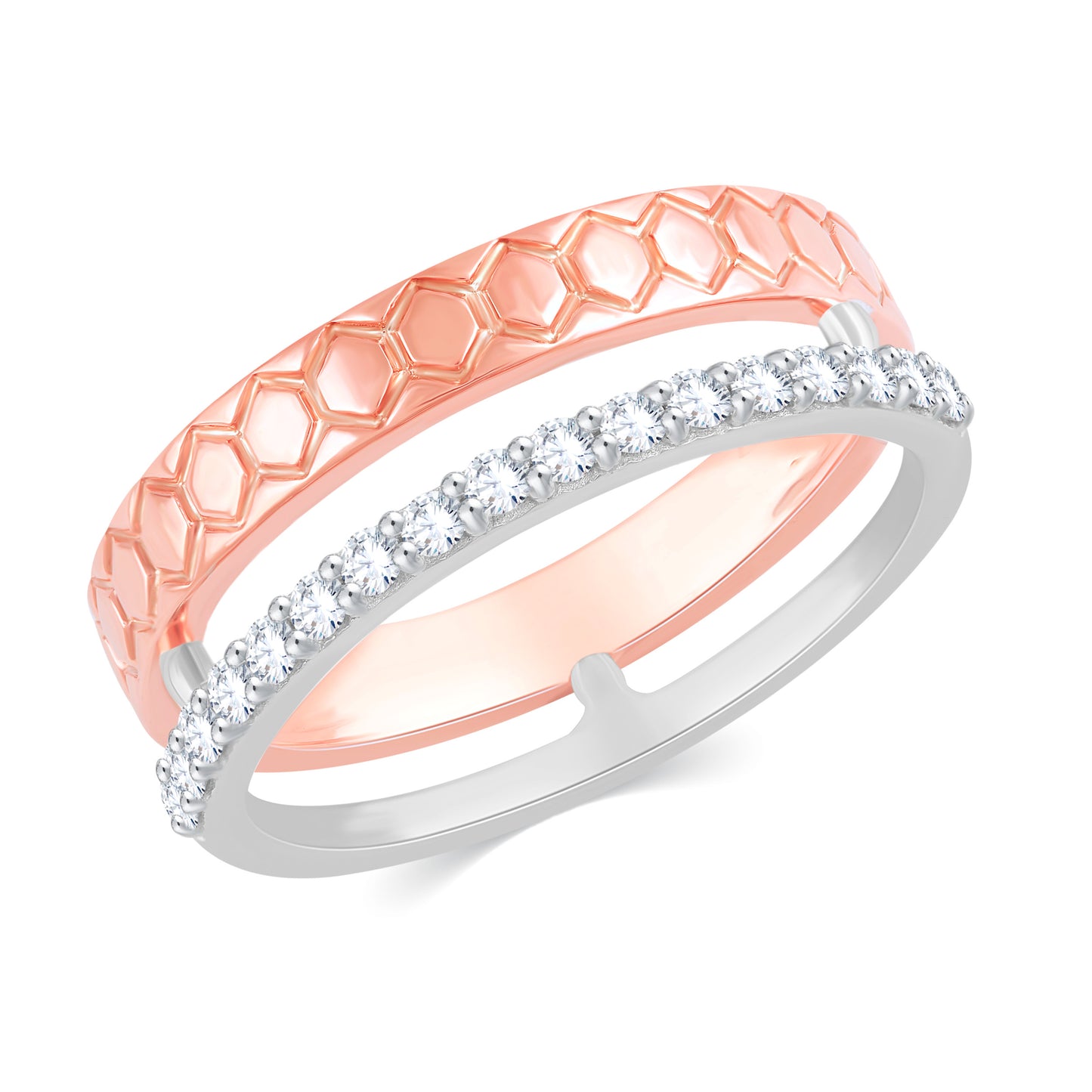 Diamond Ring for her in Rose Gold DRG23510