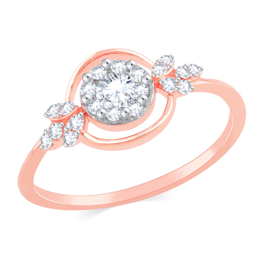 Diamond Ring for her in Rose Gold DRG23519