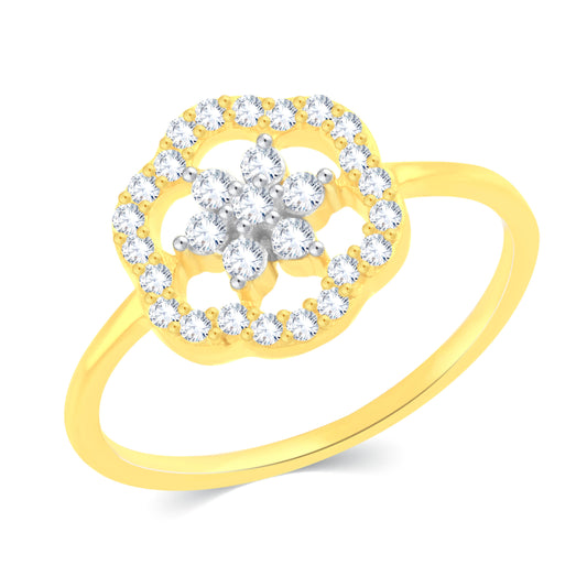 Diamond Ring for her in Yellow Gold DRG23521