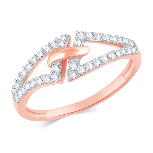 Diamond Ring for her in Rose Gold DRG23525